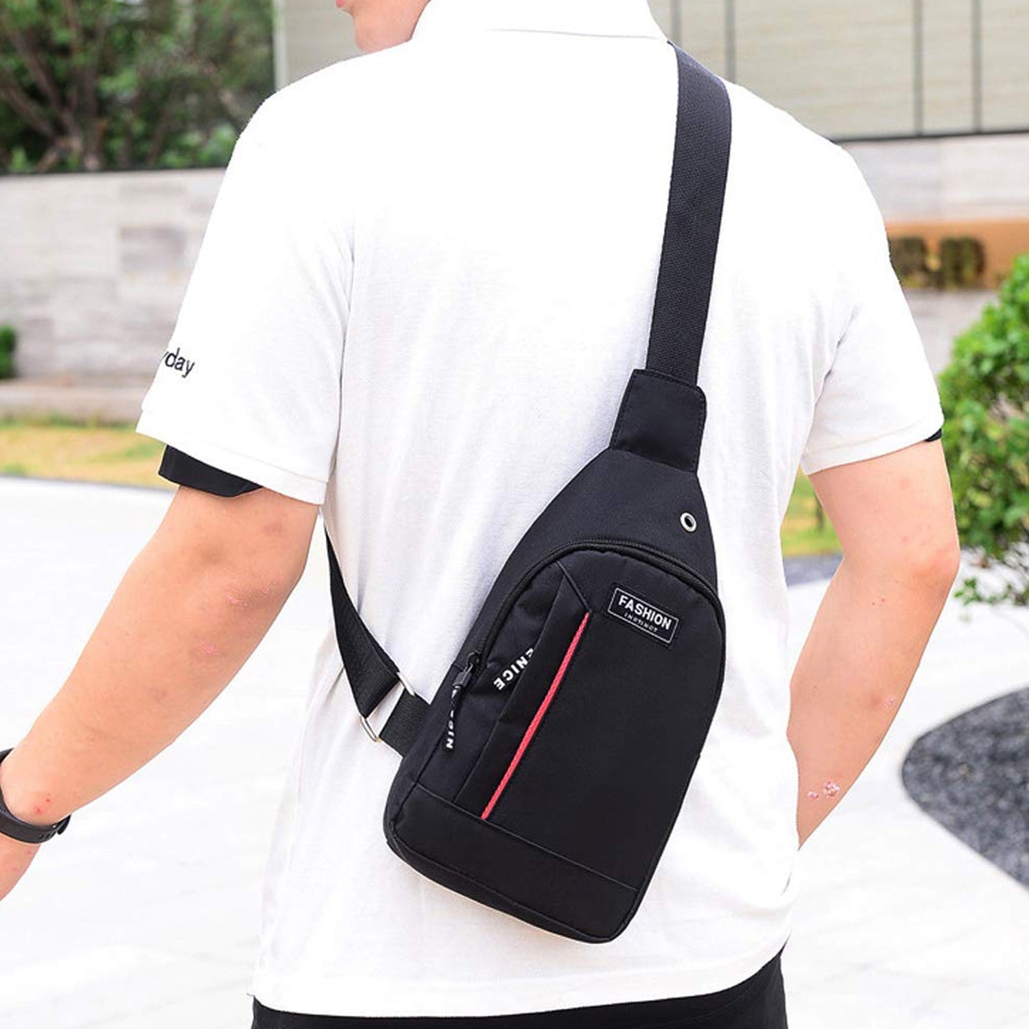 0322 Black Waterproof Anti Theft Crossbody fanny pack waist bag PU Leather Shoulder Bags Chest Men Casual fashion USB Charging earphone hook Sling Travel Messengers Bag DeoDap 0322 Black Waterproof Anti Theft Crossbody fanny pack waist bag PU Leather Shoulder Bags Chest Men Casual fashion USB Charging earphone hook Sling Travel Messengers Bag DeoDap